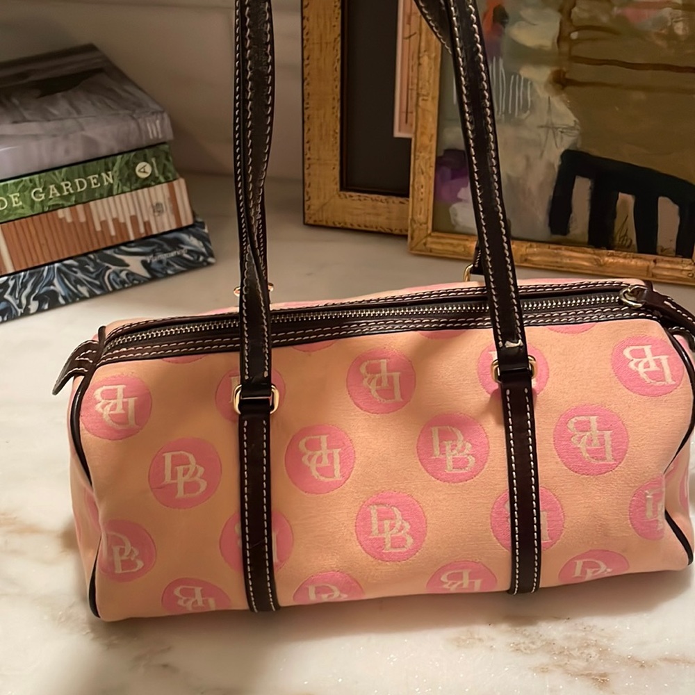 Vintage Dooney & Bourke Handbag Purse Pink